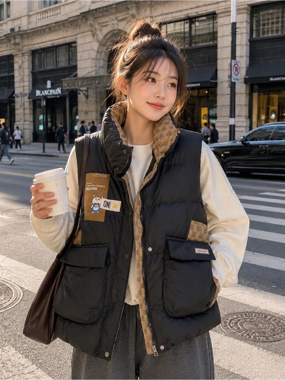 Fashion Puffy Vest Jacket